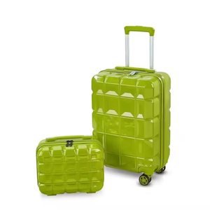 אופנה abs שקית <span class=keywords><strong>lugagge</strong></span> תיק 4 חתיכות נסיעות מטען סט עלות הכי טוב עם שקיות אחת איפור