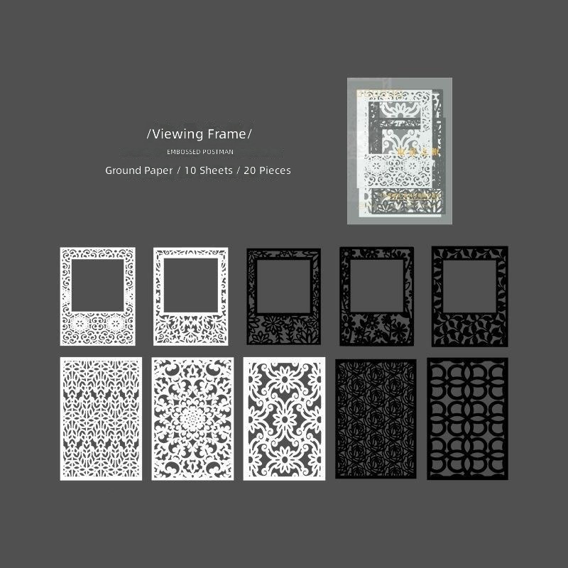 E Framing Frame white