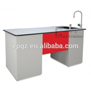 Schul labor Tisch möbel Anti-Säure-Tisch mit Lagers chränken für das Universitäts labor - Product Image 6