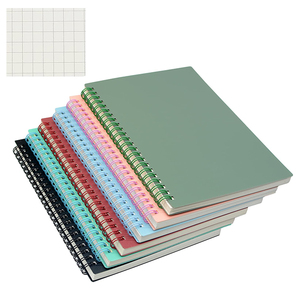 Composition <strong>Notebook</strong> Planner A4 A5 <strong>With</strong> Printing Spiral Journal PP Cover Grid <strong>Notebook</strong> - Product Image 1