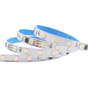 RGBCCT Smart digitale luce LED striscia SMD5050 5 colori RGBWW tagliabile indirizzabile con effetti di programma di animazione di luce di corsa