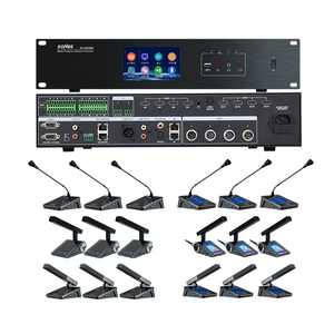 High end profesyonel kongre kablolu ağ tartışma konferans gooseneck mic konferans odası ses sistemleri - Product Image 1