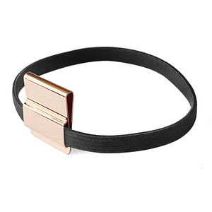 Banda de clip elástica ajustable ecológica para cuadernos, tela de PVC de 8-11 pulgadas de altura, hilo impreso de papel, costura elegante a la moda - Product Image 3
