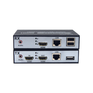 库存1080P HDMI超过5类扩展器，最高可达328英尺，带USB KVM音频环路 - Product Image 1