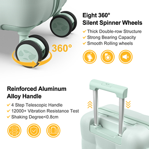 Hot bán 14inch 16inch 18inch PC mini hành lý Vali du lịch trường hợp OEM ODM MGB ABS Hardside hành lý đặt - Product Image 2