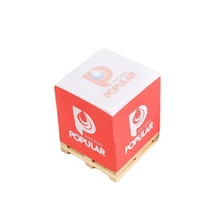 <strong>Custom</strong> Sticky <strong>Note</strong> <strong>Cube</strong> with Wooden Pallet 3x3 Inch Sticky <strong>Notes</strong> <strong>Memo</strong> <strong>Cube</strong> - Product Image 1