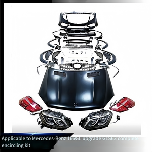 Adatto per l'aggiornamento di Mercedes-Benz 166GL a GLS63, il Set completo di Kit carrozzeria, compresi paraurti anteriore e posteriore - Product Image 2