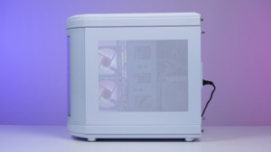 USB 3.1 weiß PC Gaming Case Unterstützung 120/240/360 Liquid Cooler Computer gehäuse ARGB Effekt PC-Gehäuse - Product Image 5