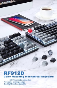 Technology 87 Key Mechanical <strong>Keyboard</strong> Wired and Wireless Three Mode Tablet Phone Computer Gaming <strong>Keyboard</strong> - Product Image 4