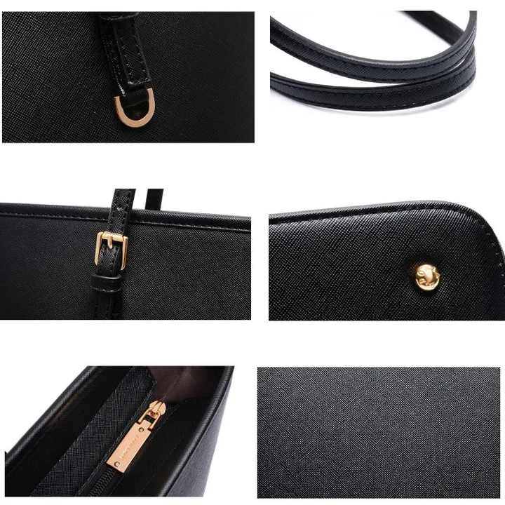 Hochwertige Luxus-Taschen Damen handtaschen Custom Smooth PU Designer Echt ledertaschen Große Kapazität Damen-Einkaufstasche