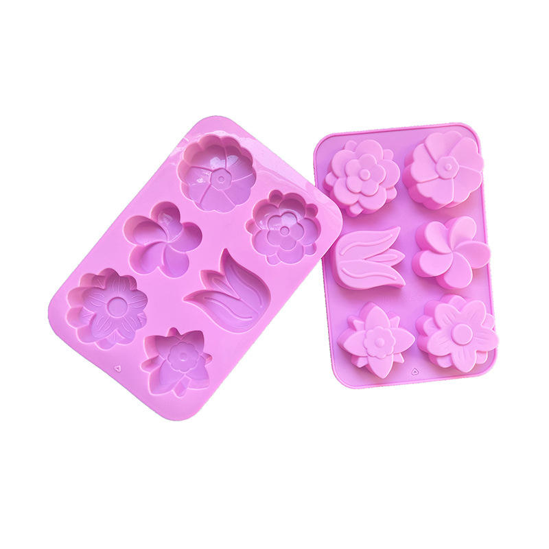 6-in-1 tulips cake mold