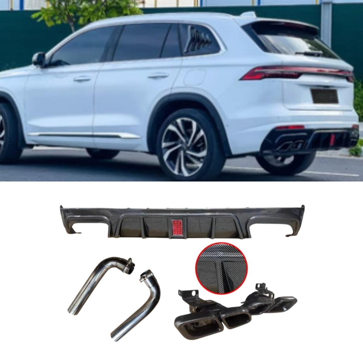 Flujo de luz-negro+cola garganta-negro ahumado