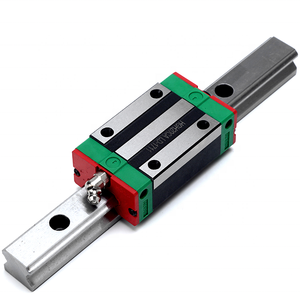 Riel de guía de rodillos lineales HGR15 con guías de rodamientos lineales CNC y bloque de carro HGW15CC HGH15CA Nueva condición