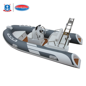 เรือซี่โครงพอง 13 ฟุต 390 HYPALON พร้อมใบรับรอง CE รถพ่วงและคอนโซลกลางนอกเรือ RIB390 - Product Image 6