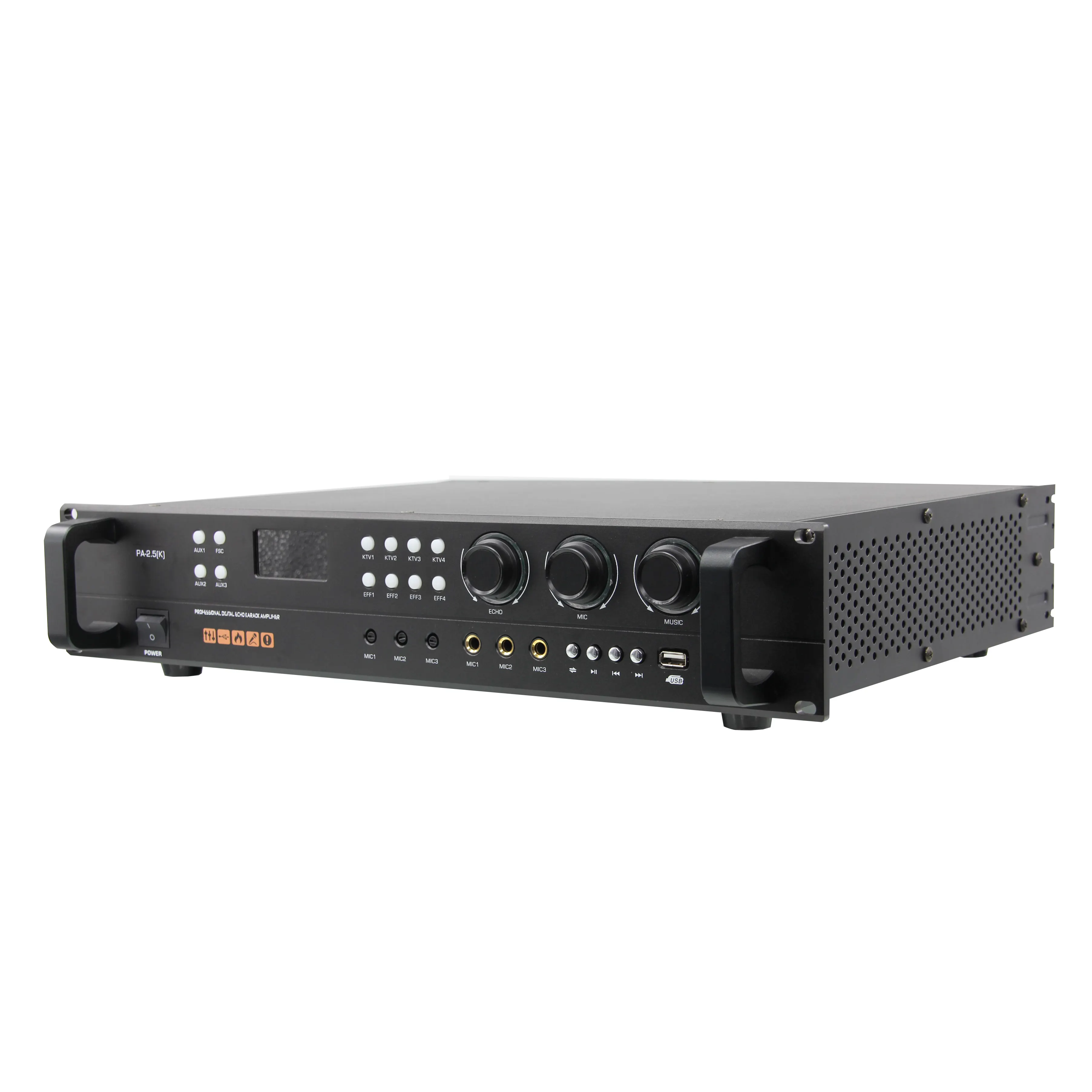 Best Price Power Amplifier Professional Stereo Digital ECHO Dual Channels Mixer Karaoke Amplifier
