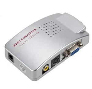 NTSC PAL VGA a TV AV RCA Adaptador de señal Convertidor Video Switch Box Compuesto para computadora portátil PC - Product Image 1