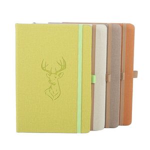 Mit Ribbon Bronzing Logo Business Personal isiertes Notizbuch Rosa Notizbuch Benutzer definiertes Journal Drucken Notizbuch - Product Image 1
