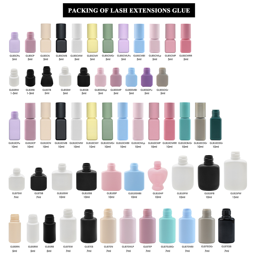 Various types of packaging