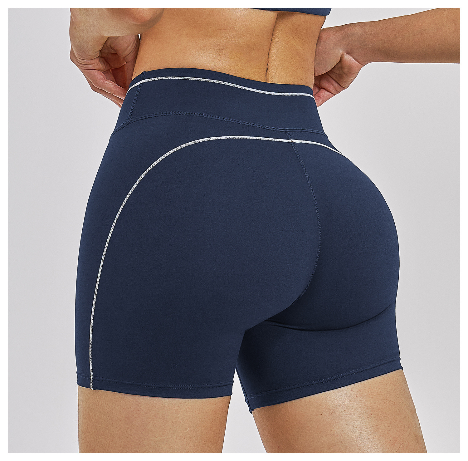 pantalones cortos azul marino