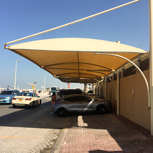 Rete parasole per copertura ombreggiante Garage garanzia 10 anni tessuto a rete resistente Color sabbia - Product Image 1
