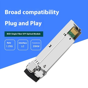 Modulo ottico 1.25G Bidi Sfp20 LC 20km per Huawei H3C CISCO Switch AI Computing HPC Data Center - Product Image 3