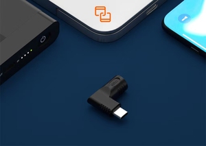 20.5V Angle DC6.0*3.7MM Female <strong>Input</strong> <strong>to</strong> USB C Male <strong>Output</strong> Converter 65W CABLETOLINK for Computer