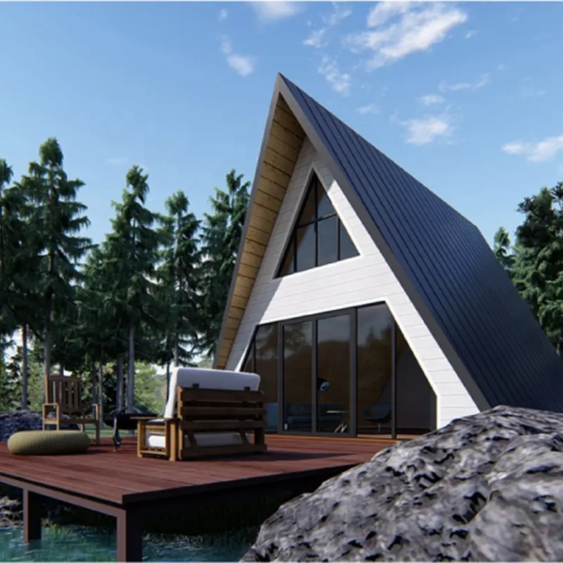 A Frame Prefab Cabin House Modular Homes Prefabricated for vacation