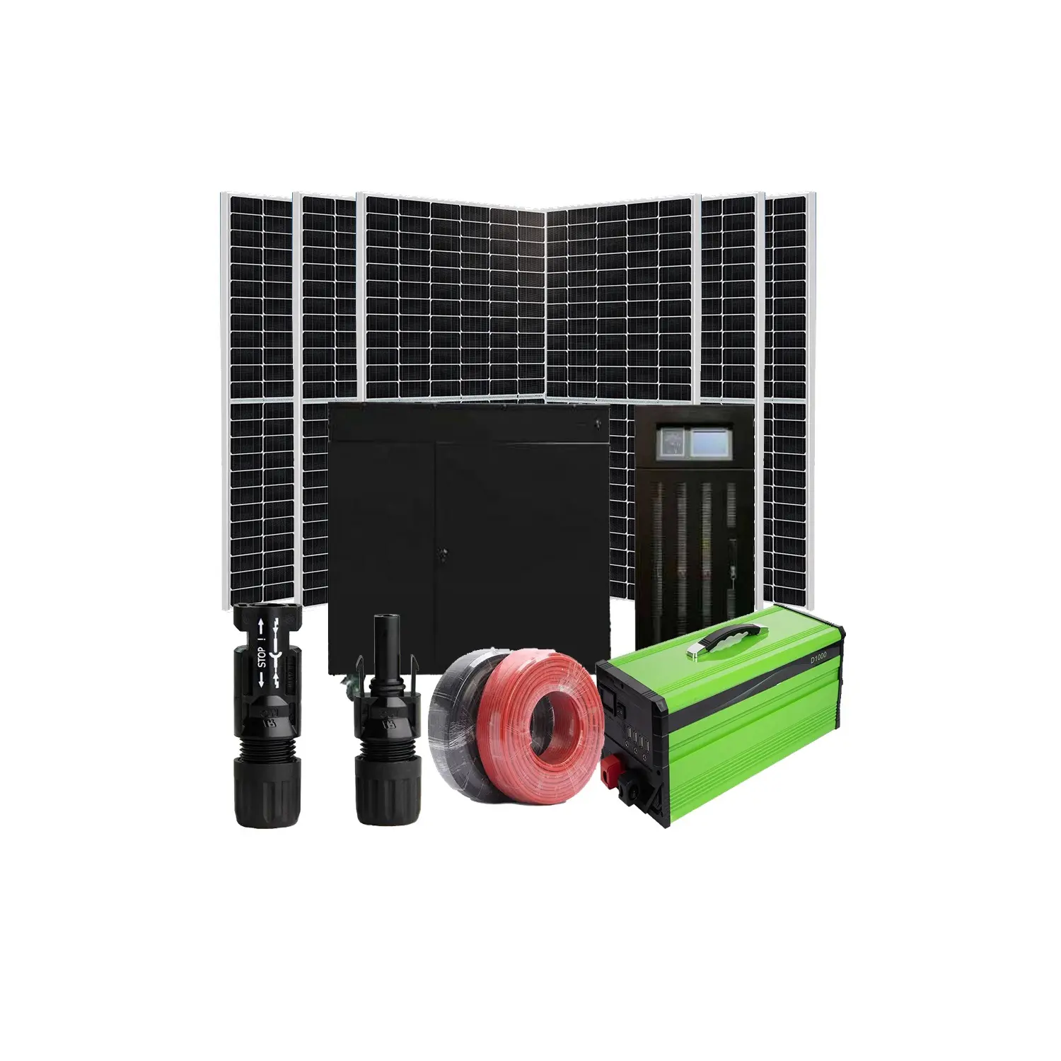 Sistema di energia solare ibrido trifase 18KW cina con batteria di accumulo Lifepo4 26KWh 35KW 50KW sistema di alimentazione solare domestica Ups