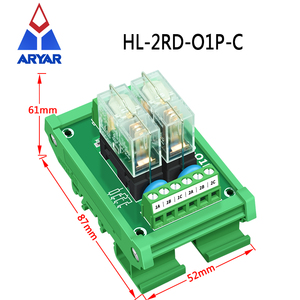 Módulo de interfaz de relé de potencia SPDT de 16 amperios de montaje en riel DIN de 2 canales, entrada de módulo de relé de 12V 24V, entrada PNP NPN o Compatible - Product Image 3
