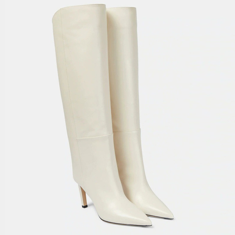 Surface en cuir beige