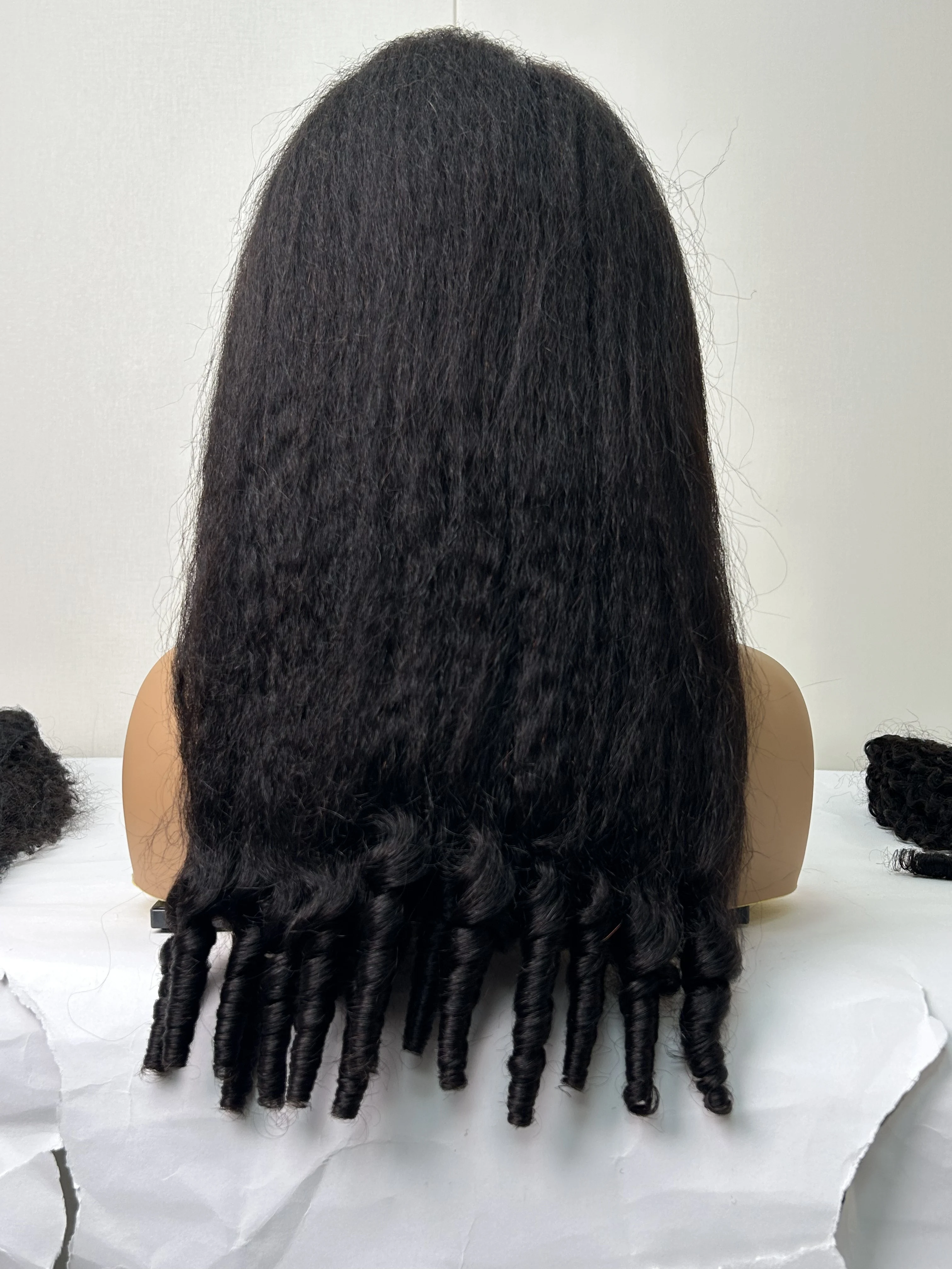 Perruque avant en dentelle Yaki BCC