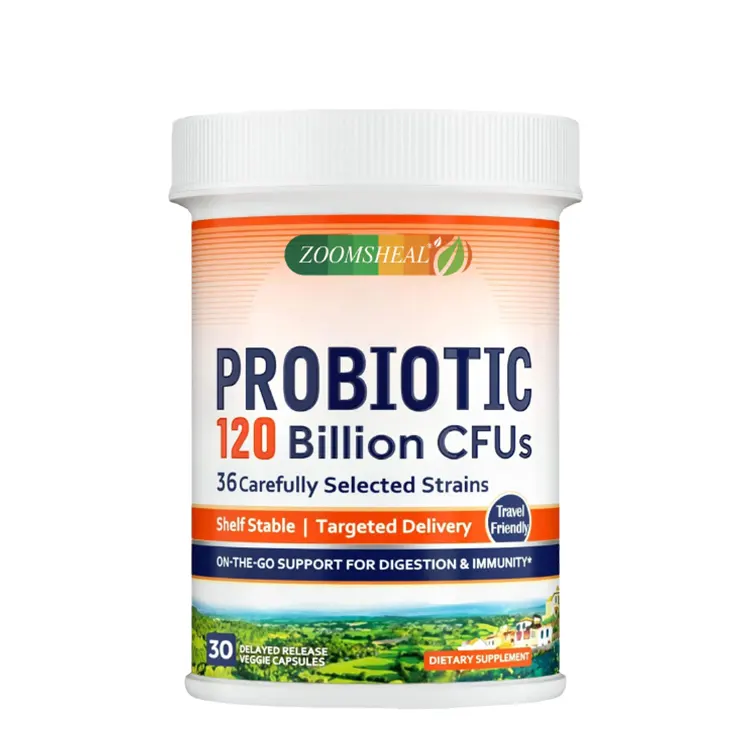 최고의 Probiotic 보충 교재 120 억 CFU Probiotics 캡슐 영양 필수 최고 등급 Acidophilus Probiotic 정제