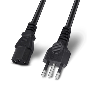 İtalya masaüstü için kullanılan 1.5M siyah 3pin kablosu IECC13 güç kablosu - Product Image 1