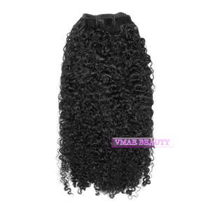 VMAE brezilyalı doğal siyah 10 ila 32 inç 3B 3C 4A 4B 4C Afro Kinky kıvırcık insan ham bakire manikür hizalanmış saç ekleme - Product Image 3