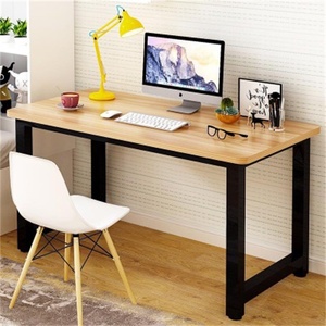 Mesa de ordenador de oficina, muestra gratis, mesa moderna para ordenador portátil, mesa de ordenador de madera de estilo simple - Product Image 3