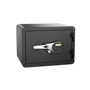 Caja DE SEGURIDAD ignífuga de doble seguridad con cerradura de llave y código eléctrico, caja de seguridad con alarma anormal para oficina, hotel o habitación de hotel - Product Image 1