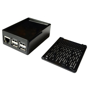 La vitrina táctil Raspberry Pi 3B + de 3,5 pulgadas puede instalar un ventilador de refrigeración 2 en 1 caja de chasis ABS - Product Image 1