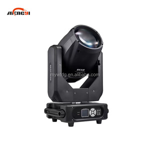 Novo Sharpy 295W 14R feixe movendo cabeça luz com duplo prisma arco-íris efeito RGBW LED fonte de luz para aplicação do parque temático
