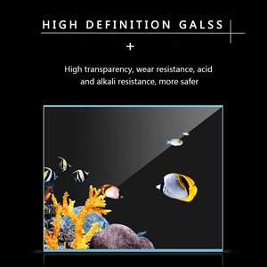 [ONE Set] Ultra Clear Transparent Aquarium Tank Glass+ Porgrammable Timer LED Fish Tank Light +Aquarium <strong>Filter</strong> - Product Image 2