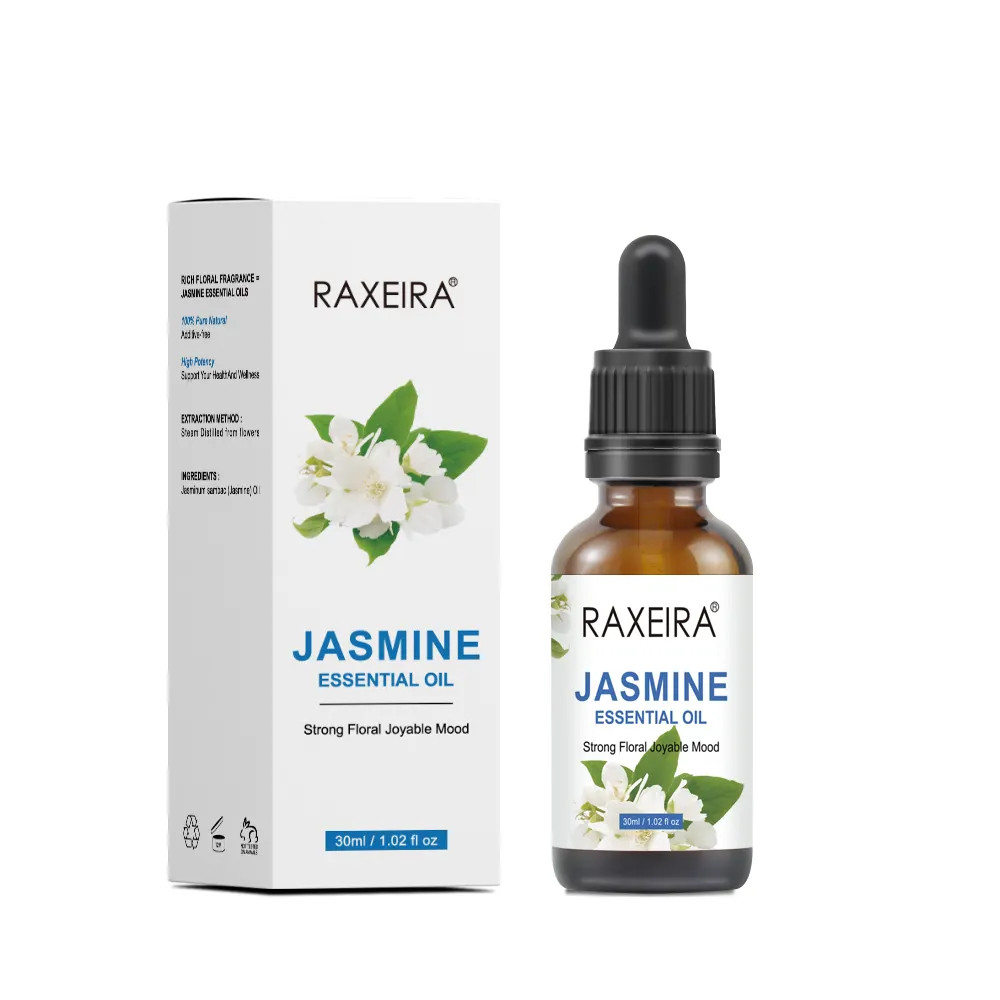 Private Label Jasmine Essential 100% Pure Natural Oil Pure Skin Care Óleo Essencial