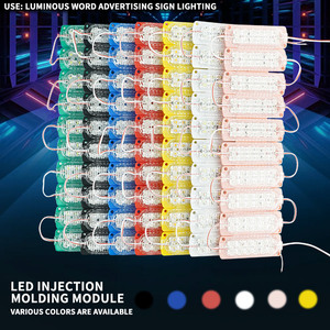 LiuHJG su geçirmez plastik 12V uzun Led kapı ticari reklam işareti için modül lamba dekorasyon ışıkları - Product Image 3