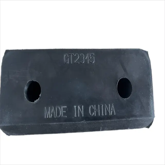 Pack Reinforced Rubber Dock Bumper Molded Rectangle Buffer for Semi  Truck  Trailer 