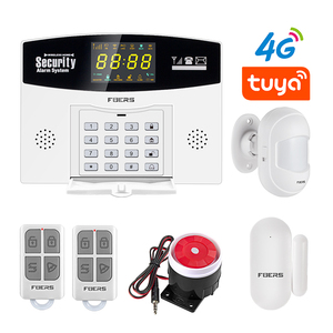 Tuya smart life-sistema de alarma de seguridad para el hogar, sensor de movimiento pir inalámbrico, 4g