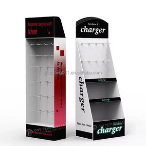 Eco-Friendly Corrugated Cardboard <strong>Display</strong> Rack <strong>with</strong> <strong>Hooks</strong> <strong>Paper</strong> <strong>Counter</strong> Carton Table Floor Rack for Effective Product for Showca - Product Image 6