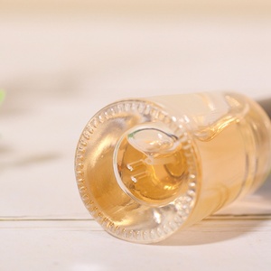 ユニークなクリアボトル10mlミニ香水ボトル1/<span class=keywords><strong>3oz</strong></span>透明な空の詰め替え可能な香水スプレーガラスボトル