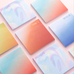 彩色渐变便签创意笔记本便签 - Product Image 1