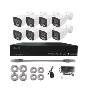 8 canales 5MP Cámara de seguridad para el hogar al aire libre Sistema PoE NVR Kit Cctv Cámaras IP Sistema de cámara de Seguridad de vigilancia - Product Image 1
