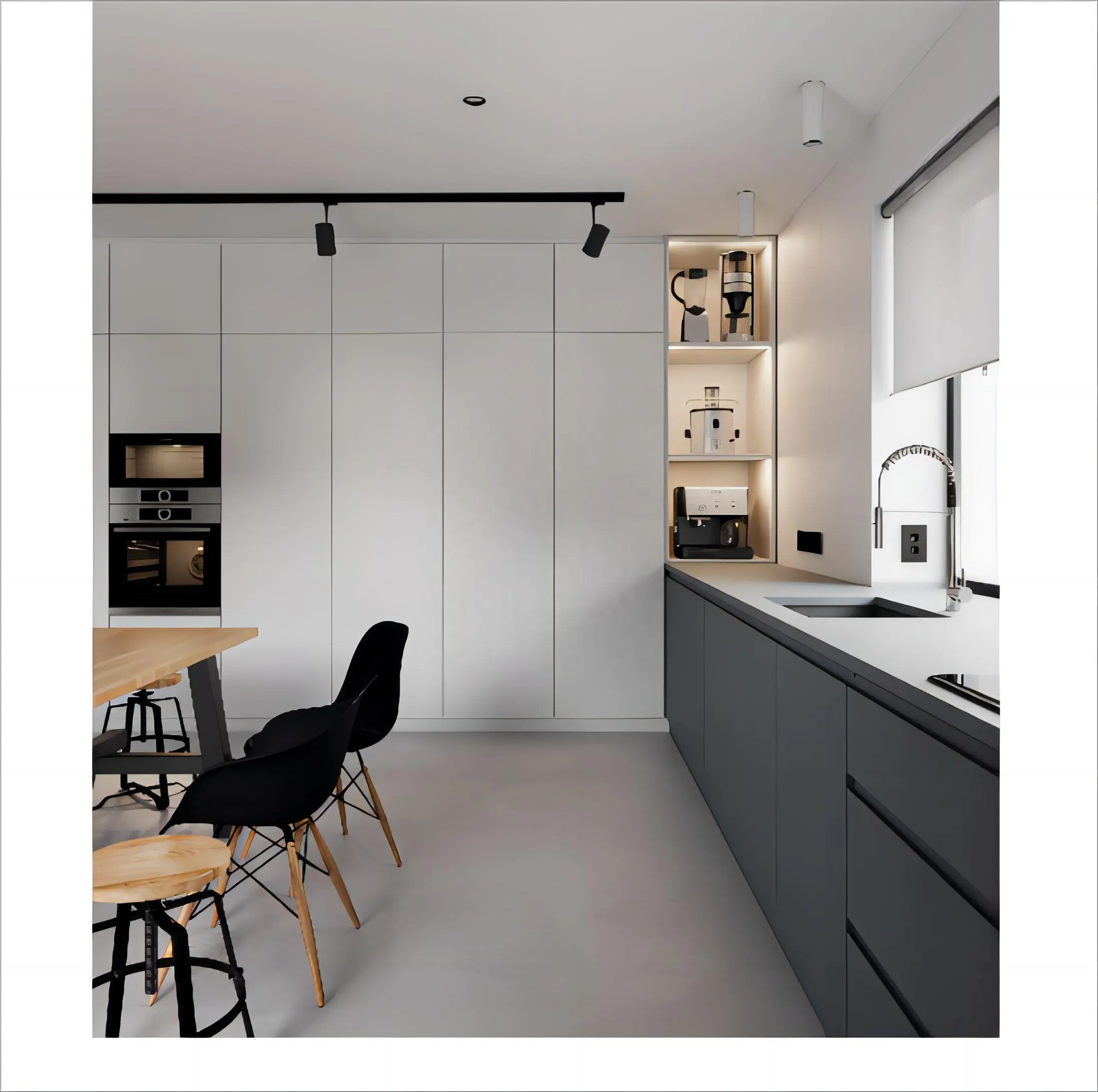 China Manufacturer Hot Small Home Kitchen Cupboard Modern Kitchen Designs Modular Kitchen Furniture