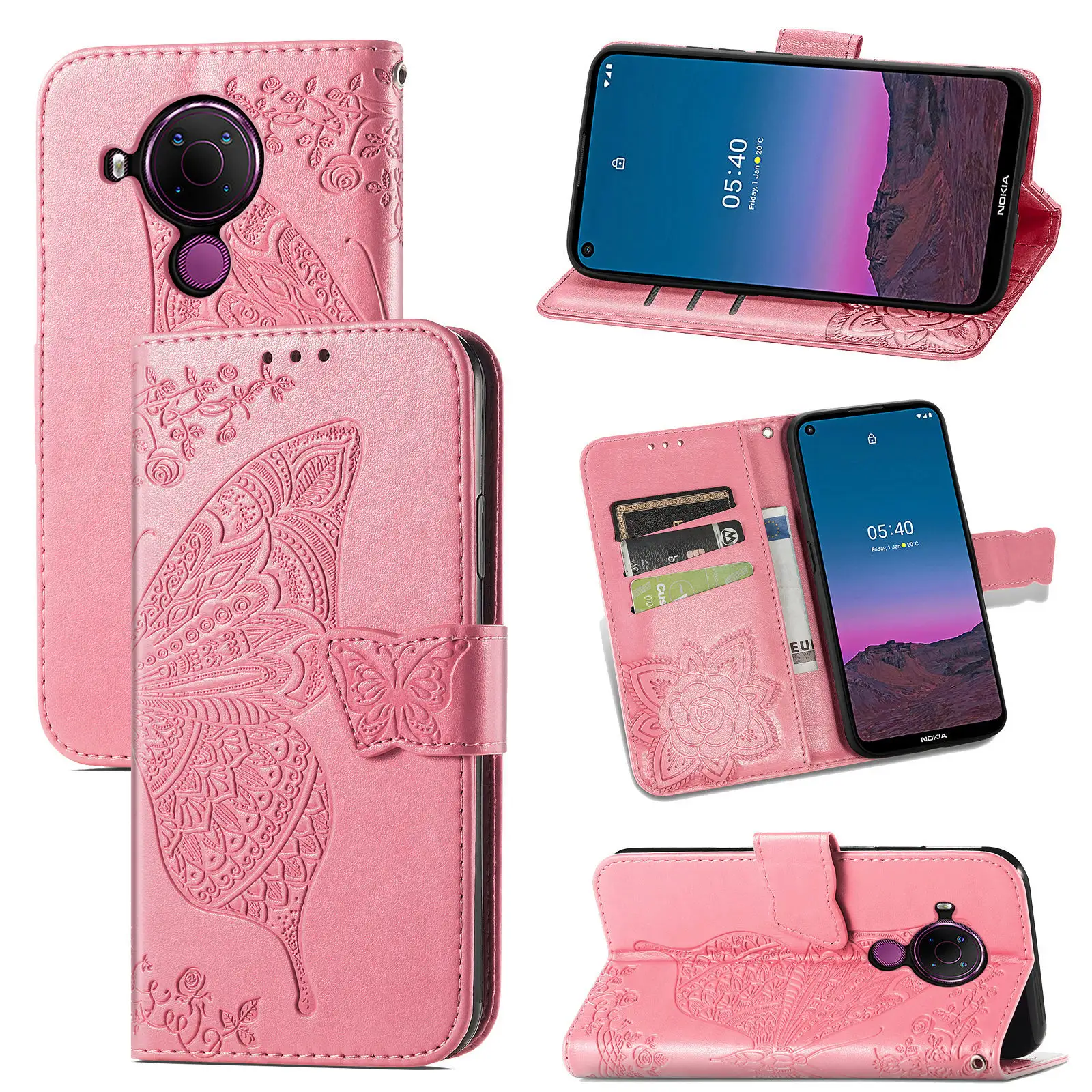 Fancy Mobiele Hoesjes Voor Dames Mobiele Telefoon Accessoires Vrouw Magnetische Achterkant Telefoonhoes Voor Nokia G10 G20 G300 C30