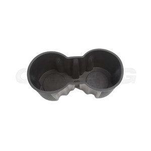 テスラモデル3用カーアクセサリーTpeウォーターカップホルダーアクセサリー - Product Image 1